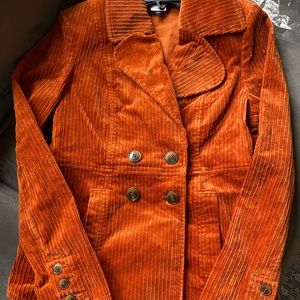 Gorgeous Brand New Corduroy Cabi Fall Jacket with pockets.